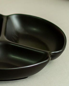 Monochrome Chip & Dip Platter - Navy Blue - The Decor Kart 