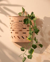 'Flowers & Garden' Wall Mounted Planter Urn - Pink 