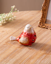 Whispering Willow Bird Figurine - Red 