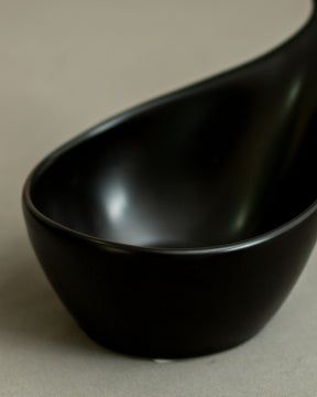 Monochrome Dip Bowl - Black - The Decor Kart 