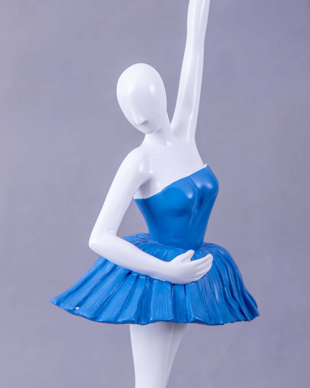 Exquisite Ballerina Figurine - Pastel Blue - The Decor Kart 