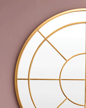 Golden Modernity: Stratton Wall Mirror - The Decor Kart 