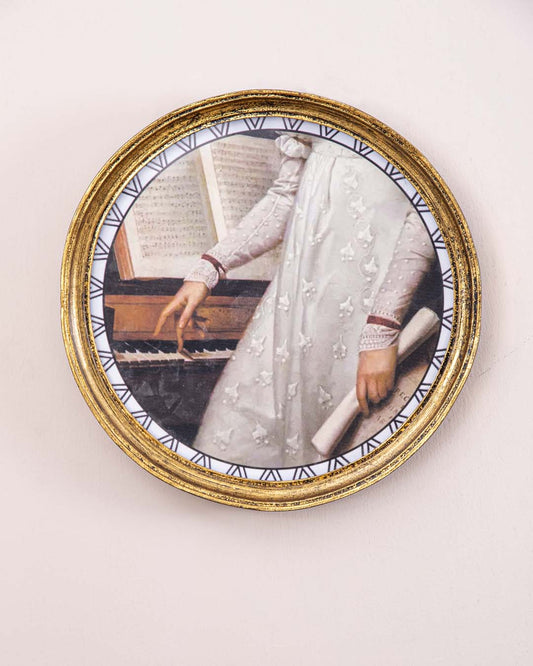 Round 'Melodic' Hanging Photo Frame - The Decor Kart