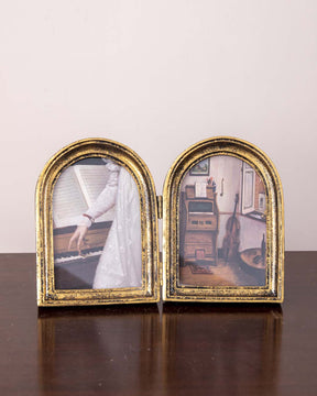 Vintage Style Double Photo Frame - The Decor Kart 