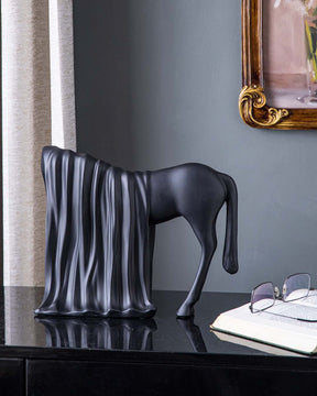 Modern Abstract Animal Sculpture - Black - The Decor Kart 