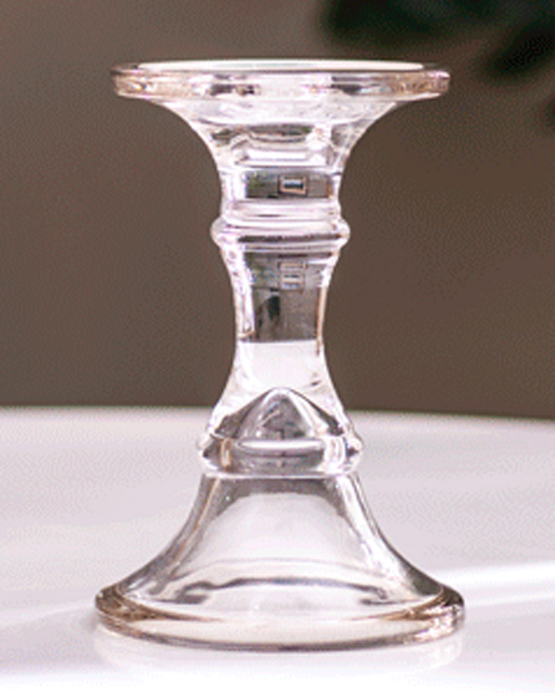 Sleek and Stylish Glass Candle Stand - Small