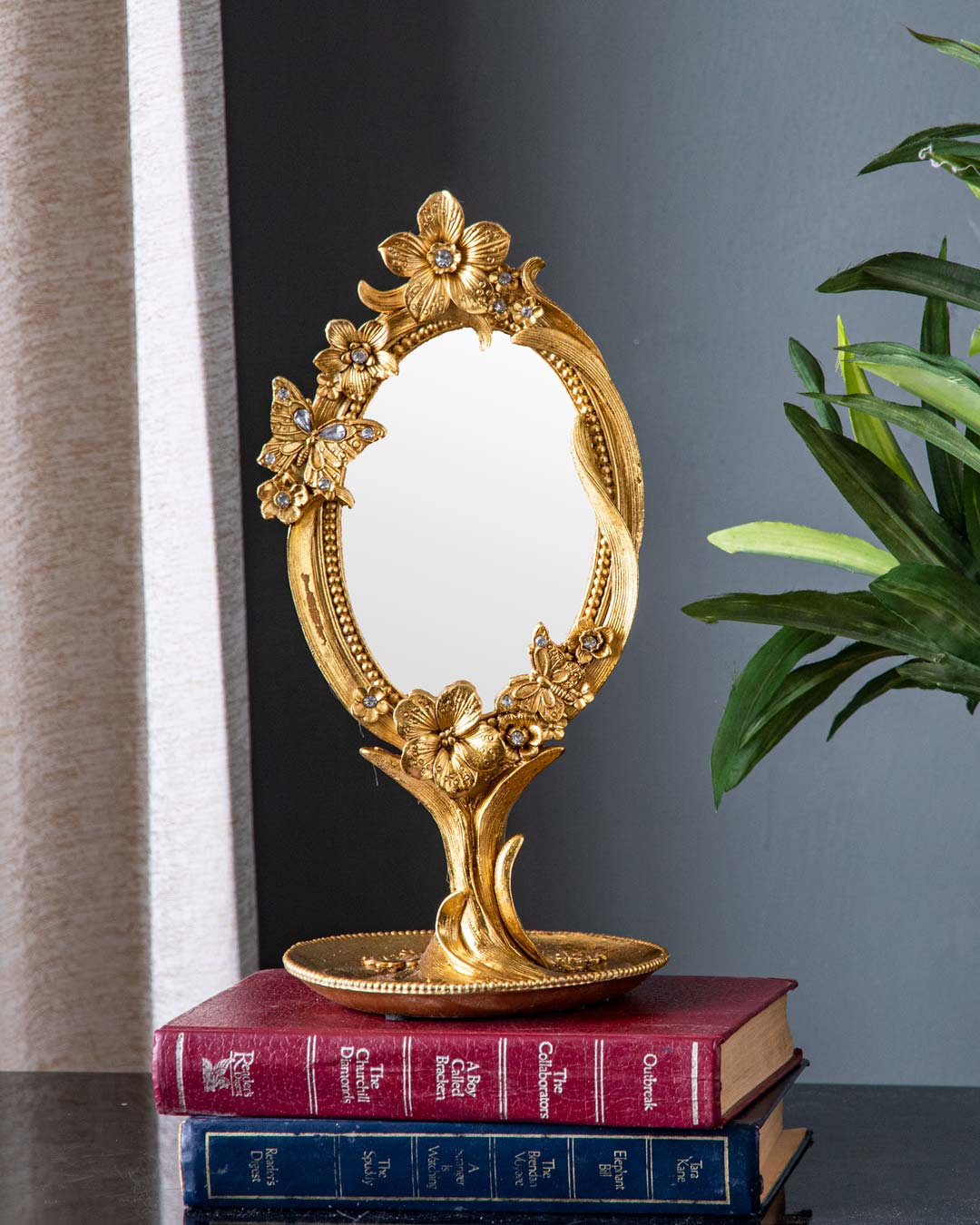 'Butterfly Dreams' Victorian Table Mirror - The Decor Kart 