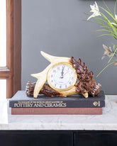The Antler Table Clock - The Decor Kart 