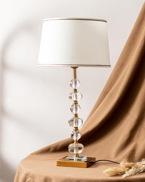 Glistening Crystal Glass Table Lamp