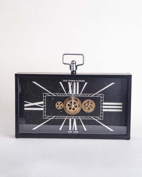 Old Town Rectangular Table Clock - The Decor Kart 