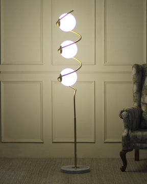 Marble Base Floor Lamp - The Decor Kart 