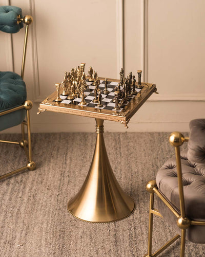 Historical Greek vs Roman Army Chess Set with Stand