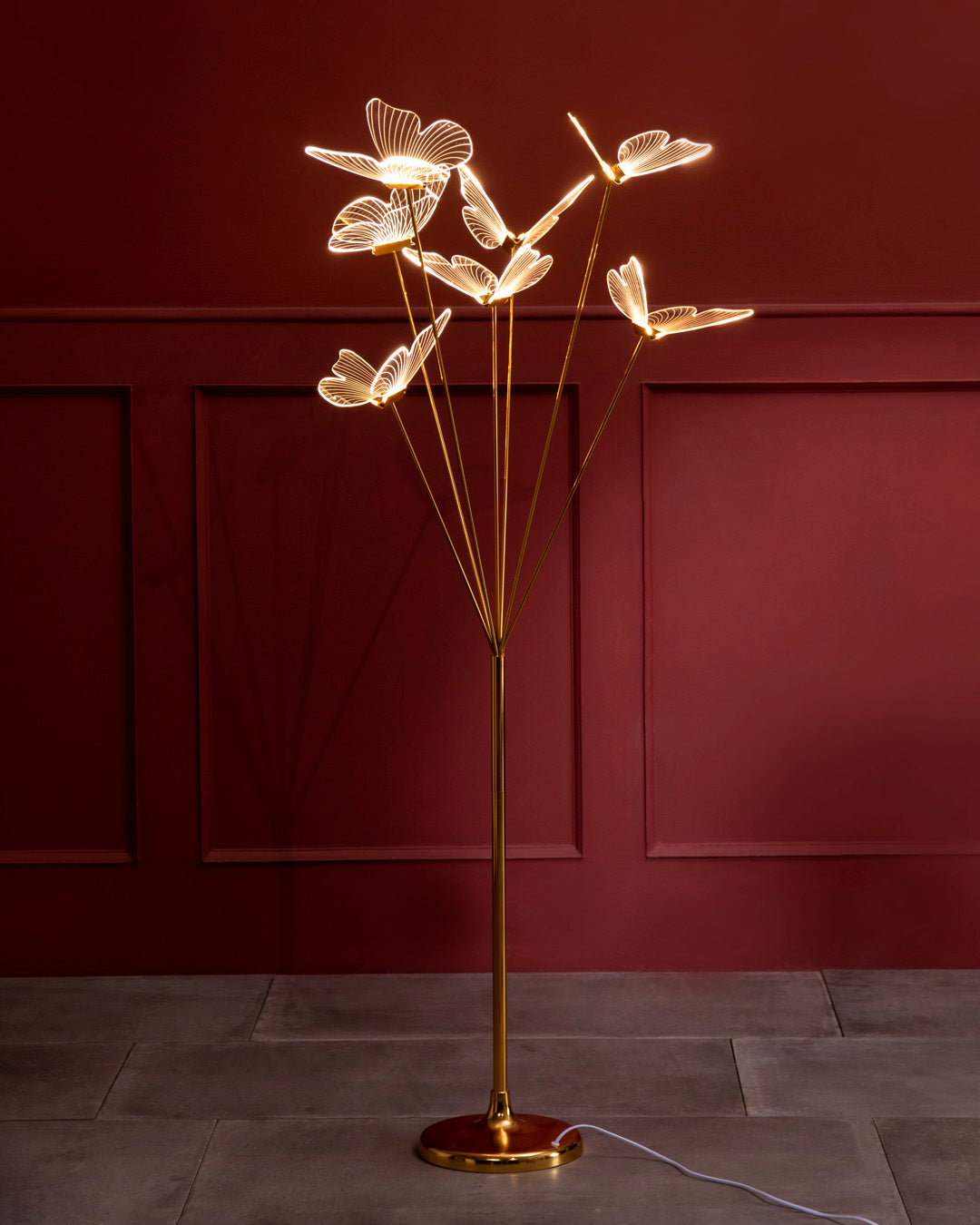 Ethereal Butterfly LED Floor Lamp 
