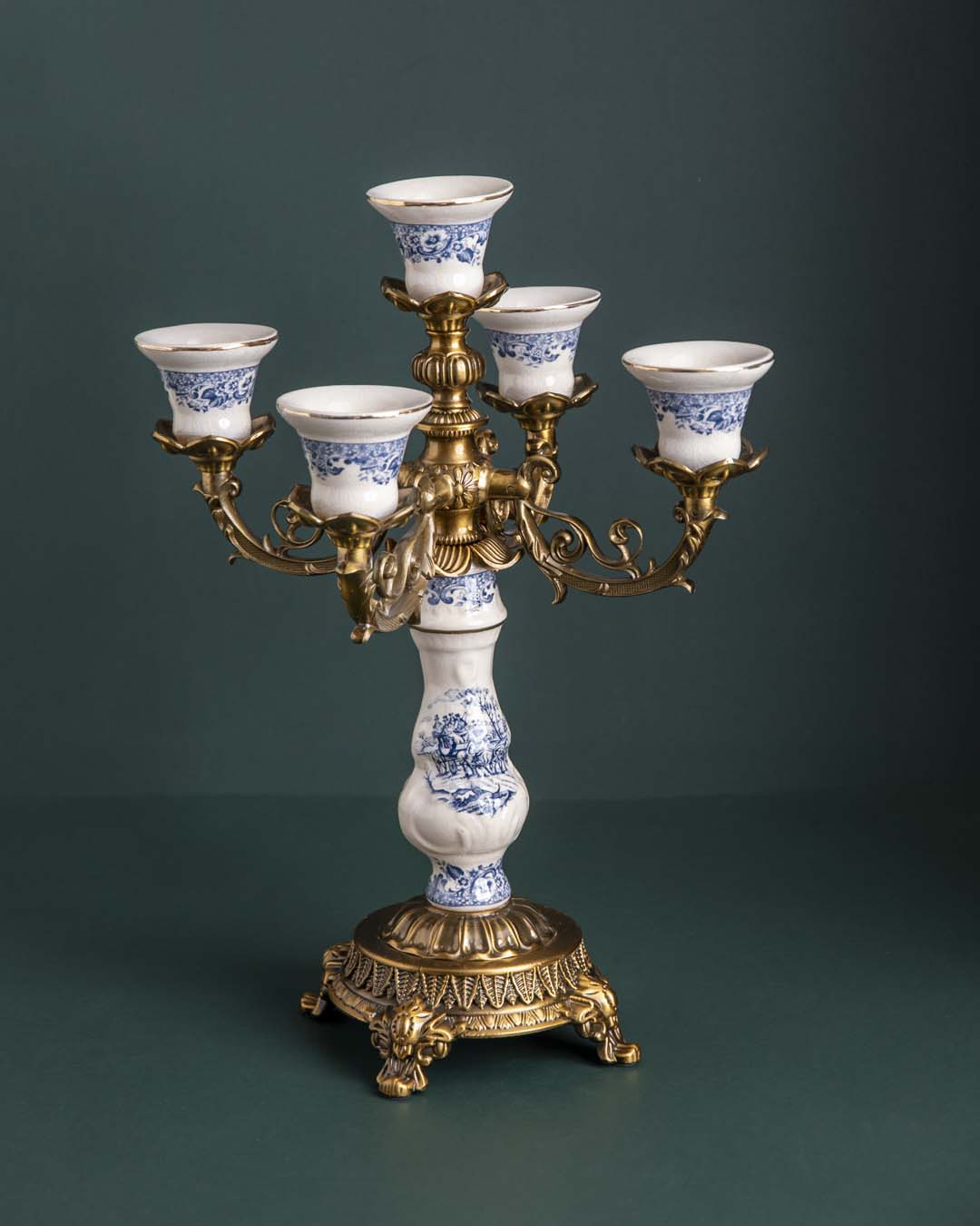 'Yorkshire' Victorian Ornamental Candelabra - The Decor Kart