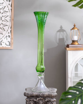 Sacramento Green Slender Artistic Vase