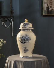 'Yorkshire' Victorian Ornamental Temple Jar - Small