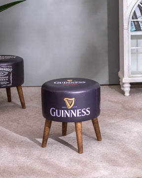 'Guinness' Faux Leather Ottoman