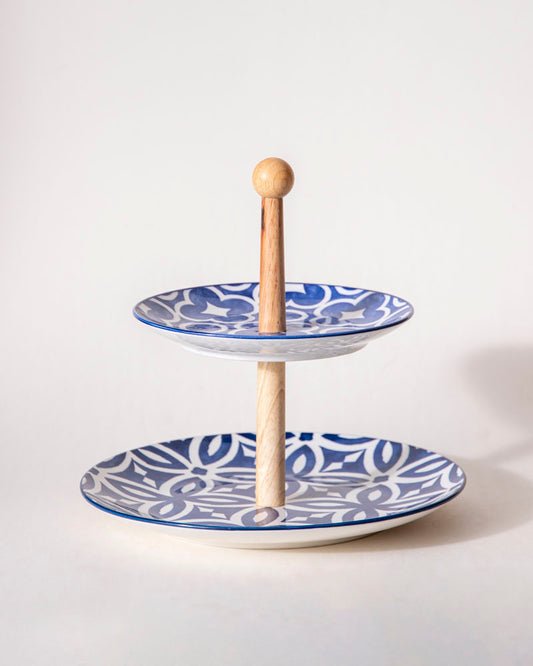 Fractal 2-Tier Cake Stand