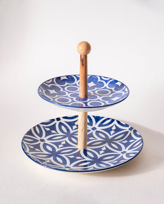 Fractal 2-Tier Cake Stand