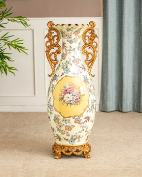 'Florence' Ornamental Decorative Floor Vase - The Decor Kart 