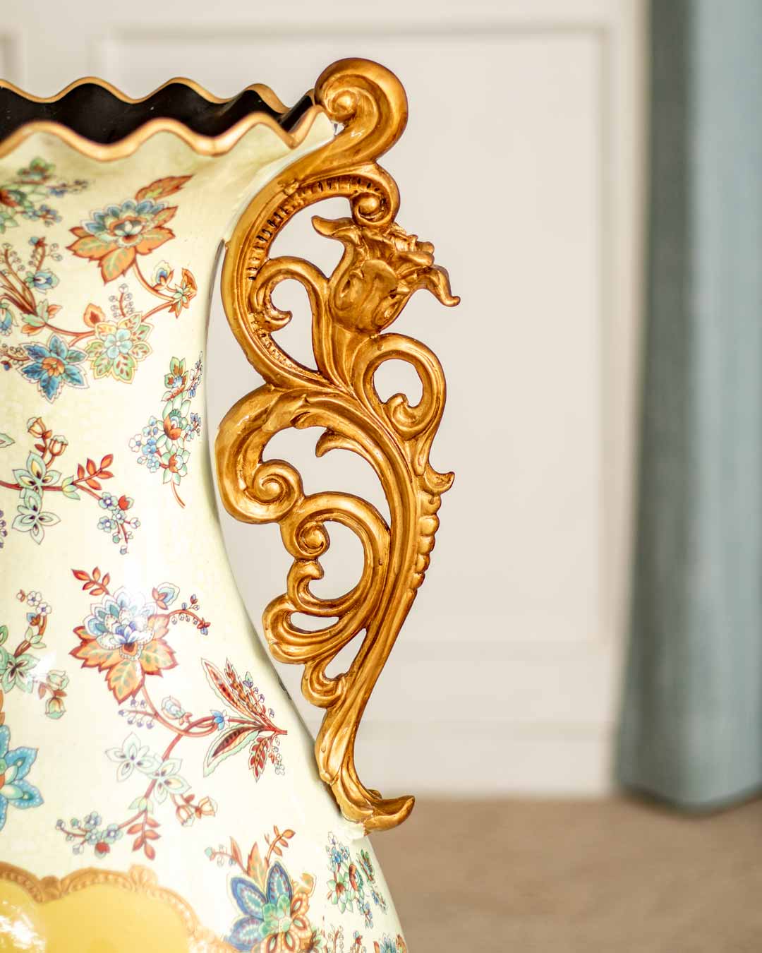 'Florence' Ornamental Decorative Floor Vase - The Decor Kart 