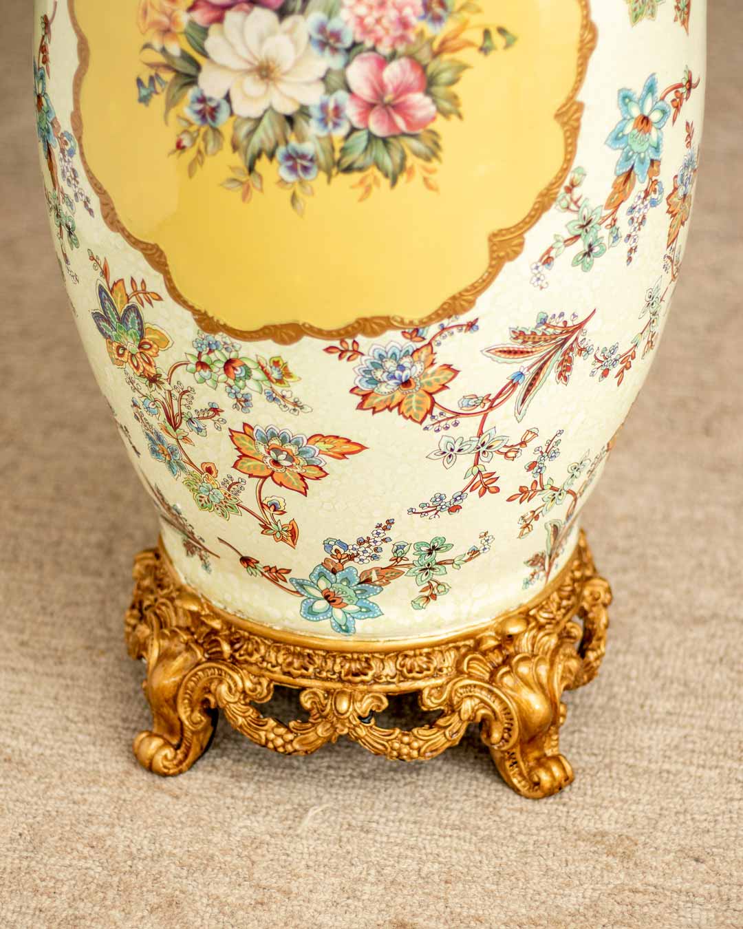 'Florence' Ornamental Decorative Floor Vase - The Decor Kart 