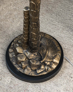 Palm Tree Ostrich Feather Floor Lamp - The Decor Kart 