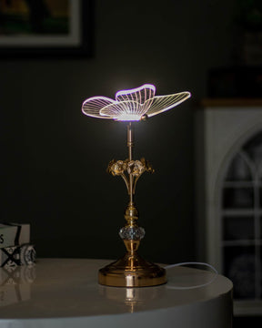 Butterfly Floral Table Lamp