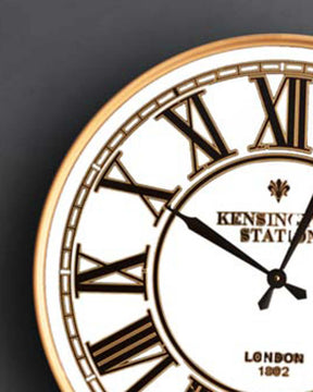 Kensington Station Mirrored Wall Clock