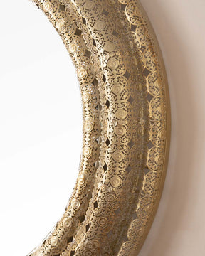 Lace Oval Metal Wall Mirror - The Decor Kart 