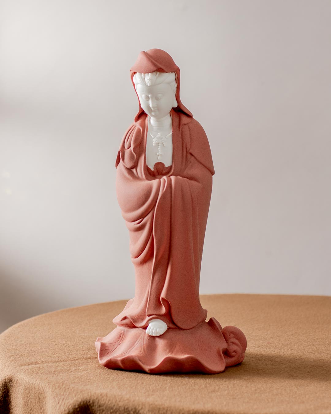 Serene Monk Sculpture - The Decor Kart 