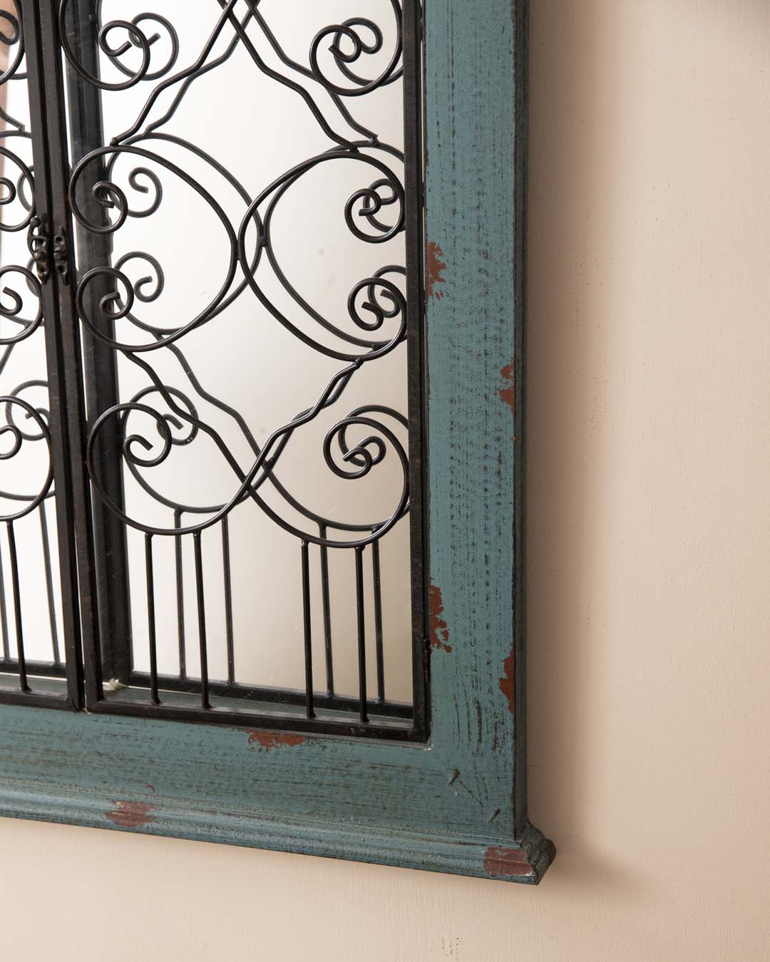 Window Grill Wall Mirror - The Decor Kart 
