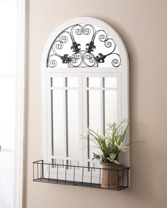 'Windowpane' Decorative Wall Mirror - The Decor Kart