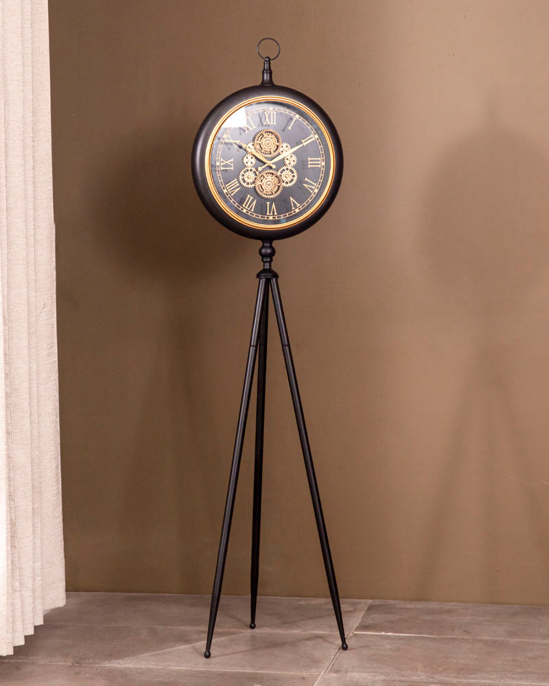 Vintage-Styled Tripod Clock 