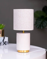 Aesthetics Ceramic Table Lamp - White