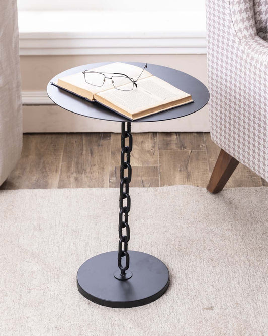Round Pedestal End Table - The Decor Kart