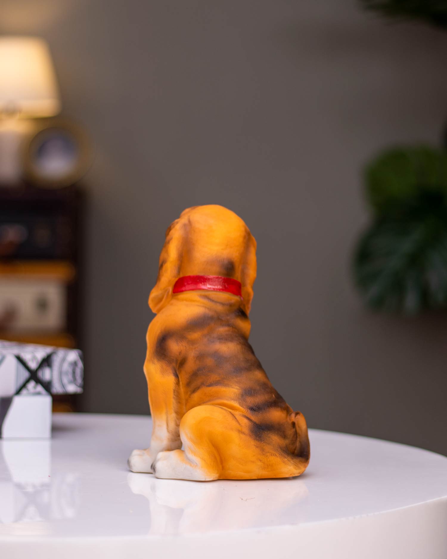 Saint Bernard Dog Figurine