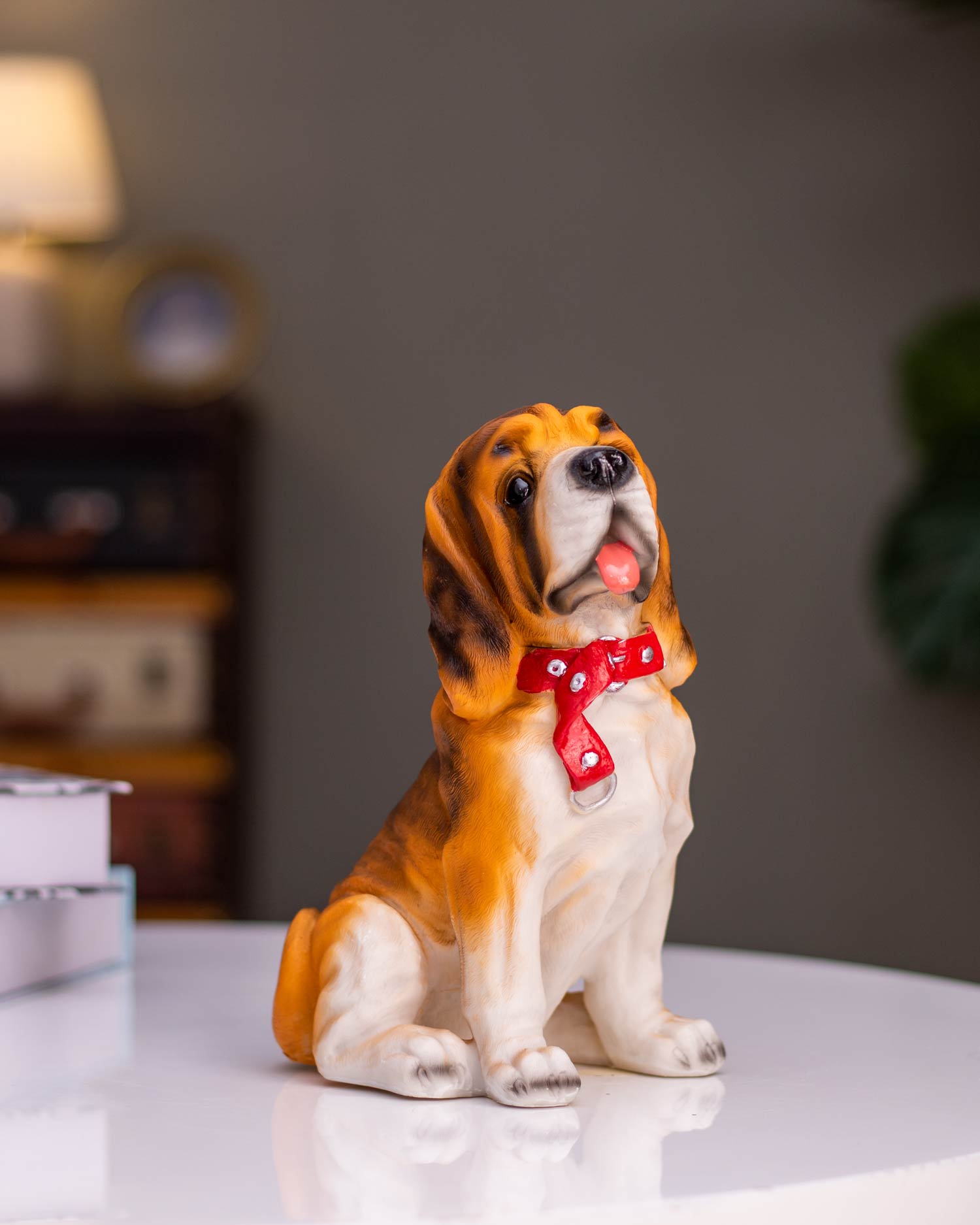 Saint Bernard Dog Figurine