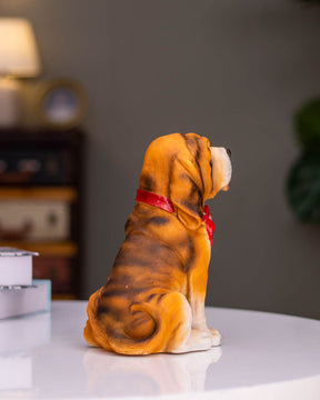 Saint Bernard Dog Figurine