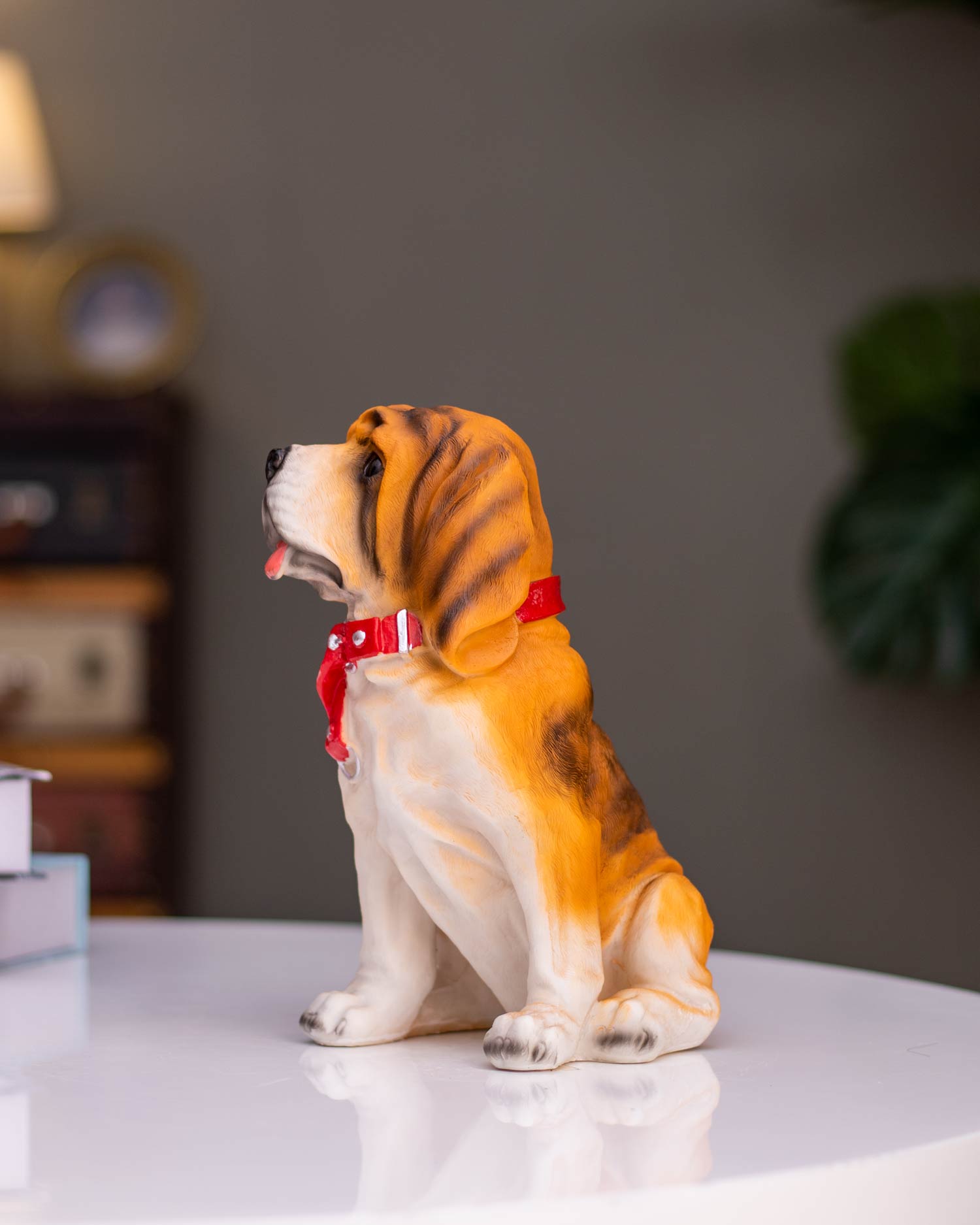 Saint Bernard Dog Figurine