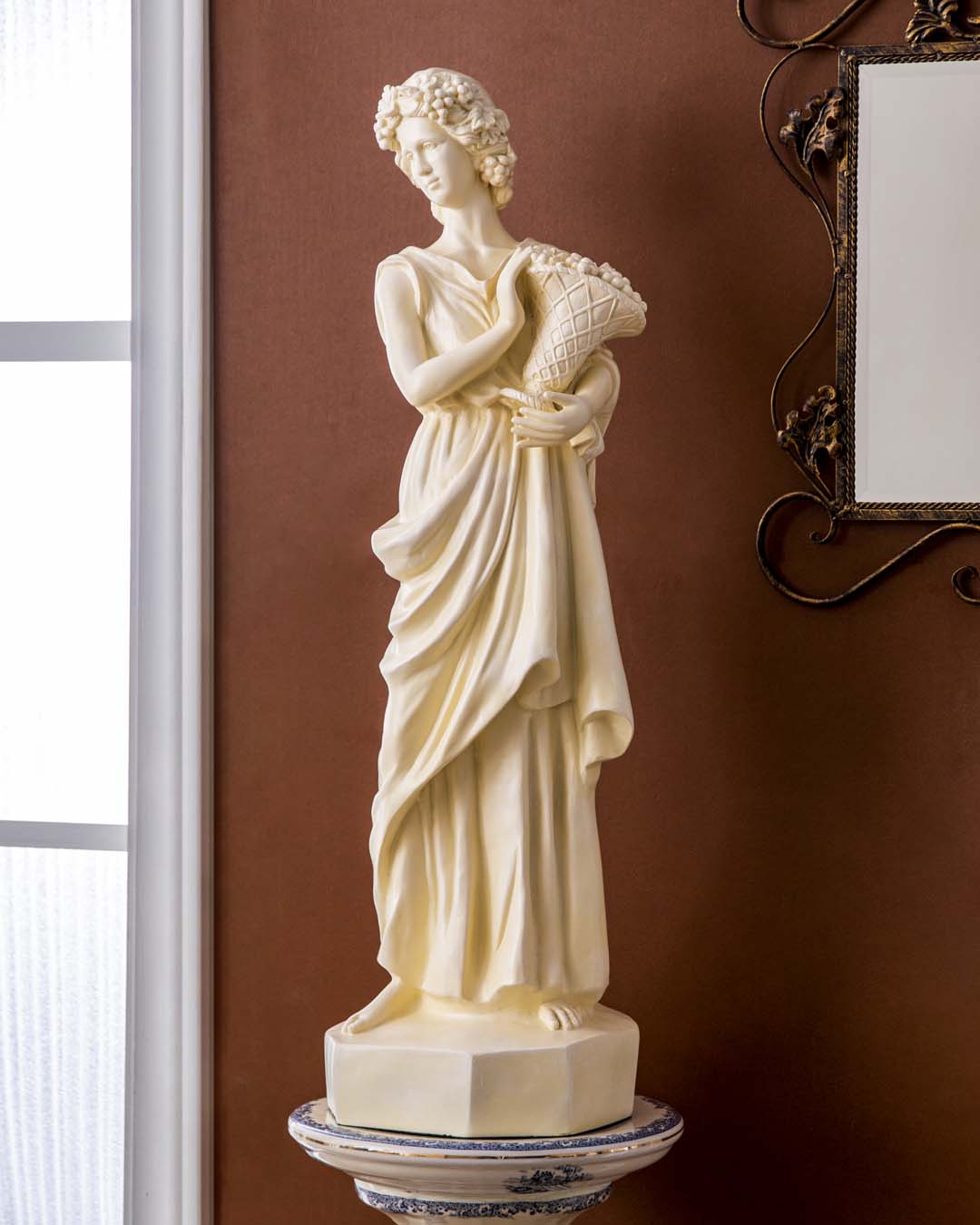 Pomona: Goddess of Abundance Oversized Sculpture - The Decor Kart 