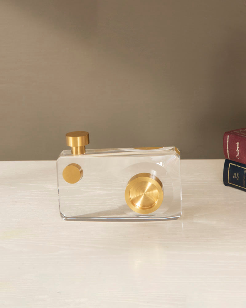 Crystal Camera Decorative Accent - Small 