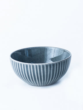 Cove Glazed Indigo Grey Bowl