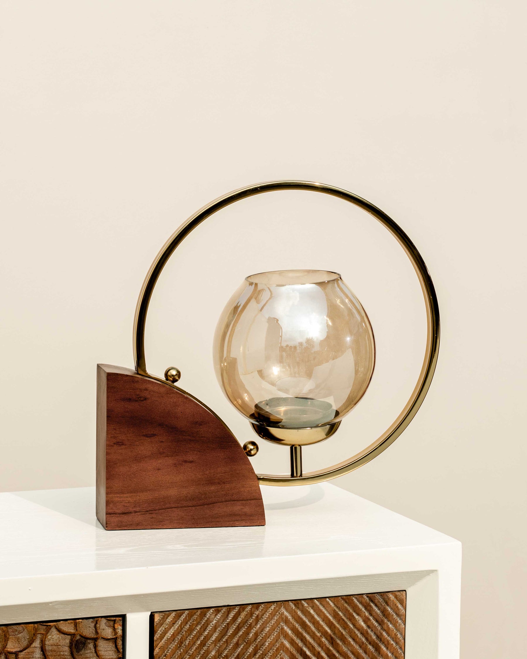 Stunning Spherical Candle Holder - Small