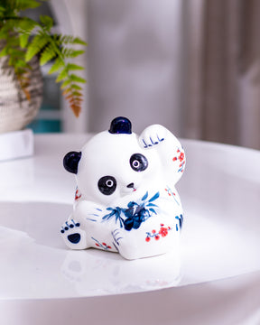 Blue & White Giant Panda Figurines - Set of 2