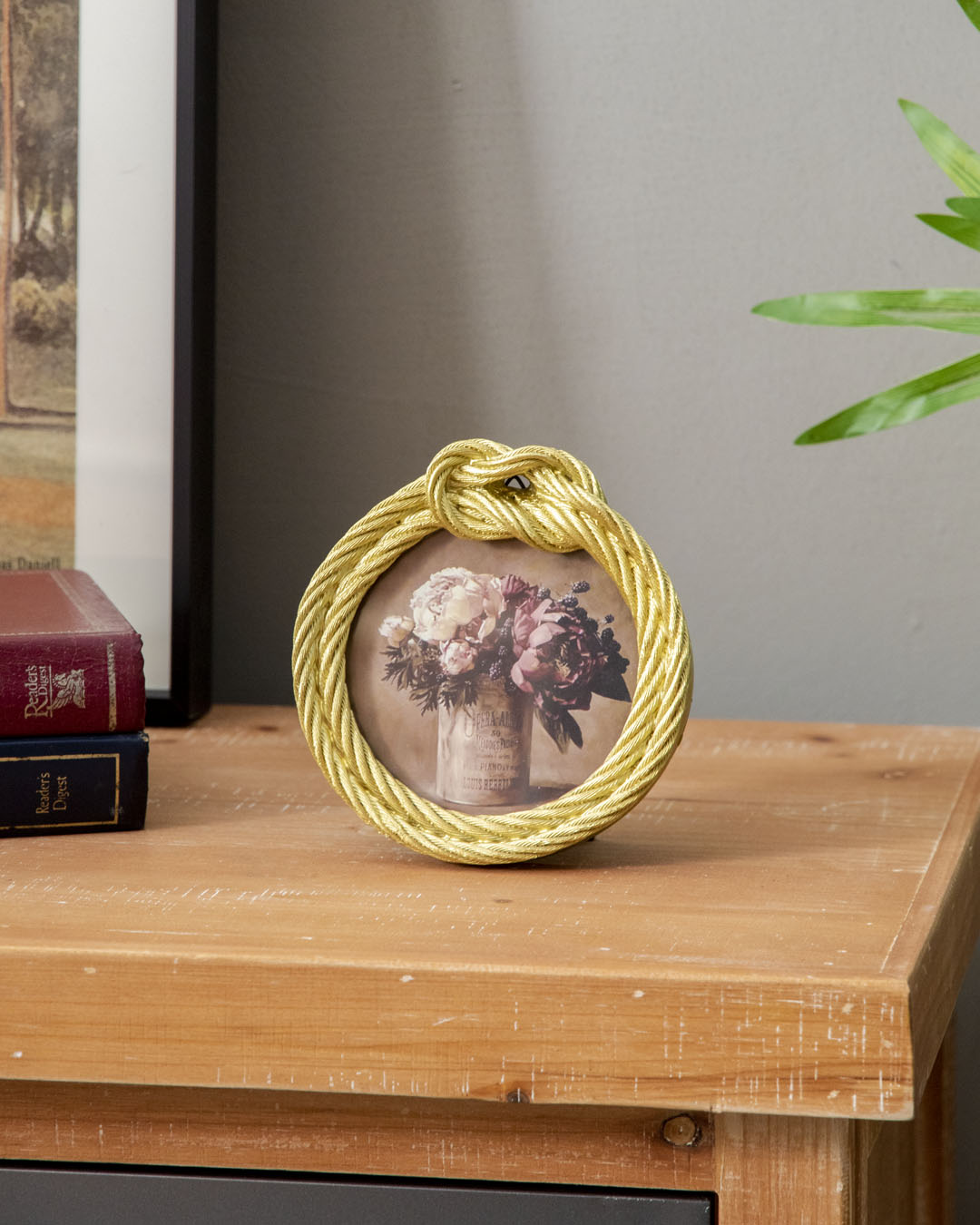 Nautical Rope Round Photo Frame 