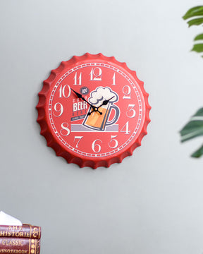 'Las Vegas' Bottle Cap Wall Clock