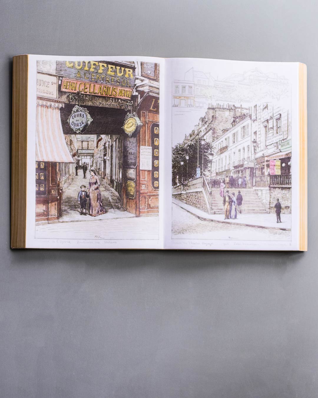 'City Life' Open Book Wall Accent