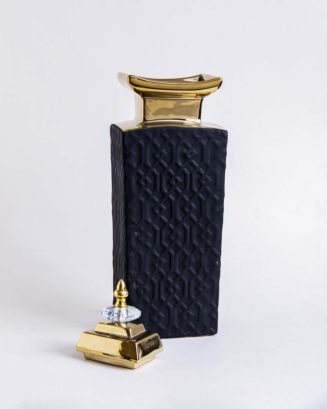 Celtic Knots Decorative Lidded Jar - Large - The Decor Kart 