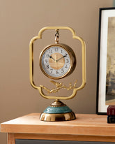 Timeless Bloom Table Clock 